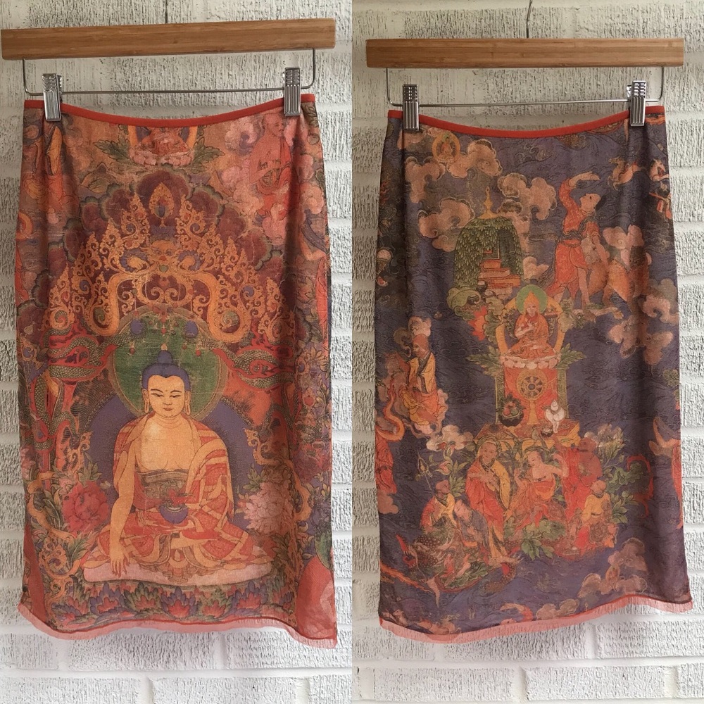 RARE Iconic Vivienne Tam Buddha Skirt